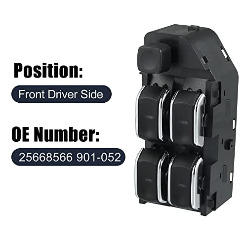 25668566 901-052 Car Power Window Control Switch Master Window Switch Front