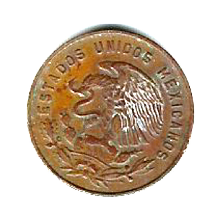 Mexico...Coin...5 Centavos...1969