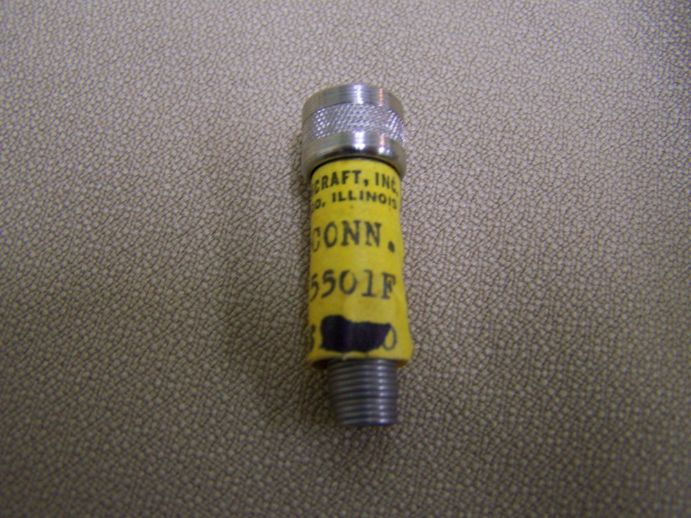 Switchcraft 5501F NOS vintage mini button plug Probe Connector