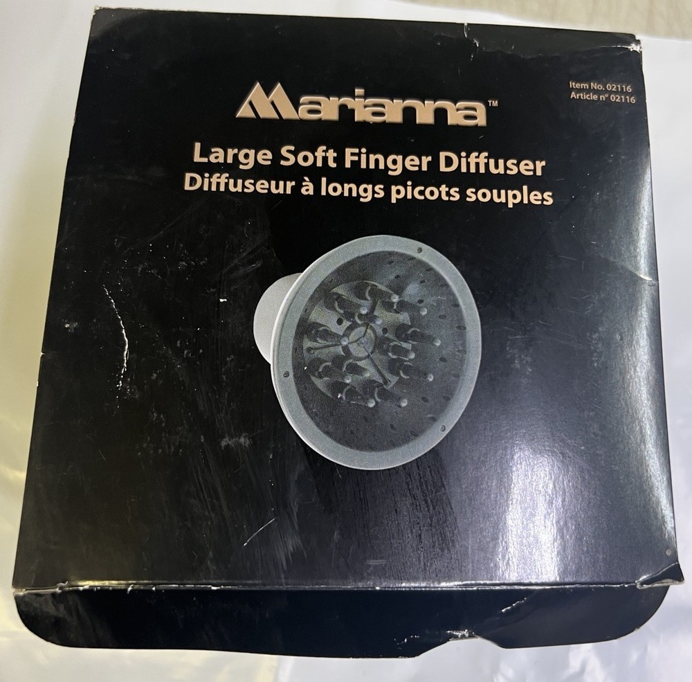 Marianna" Large Soft Finger Diffuser Hair Styling
