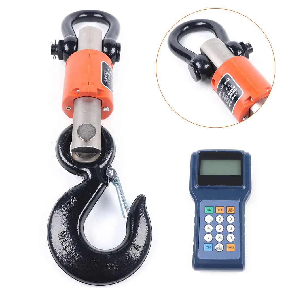 Wireless Digital Electronic Hanging Crane Scale Remote with Handheld Meter