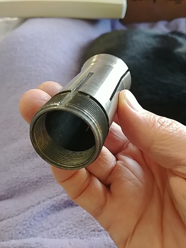 Hardinge 3/16" Round Collet, Internal & External Threads