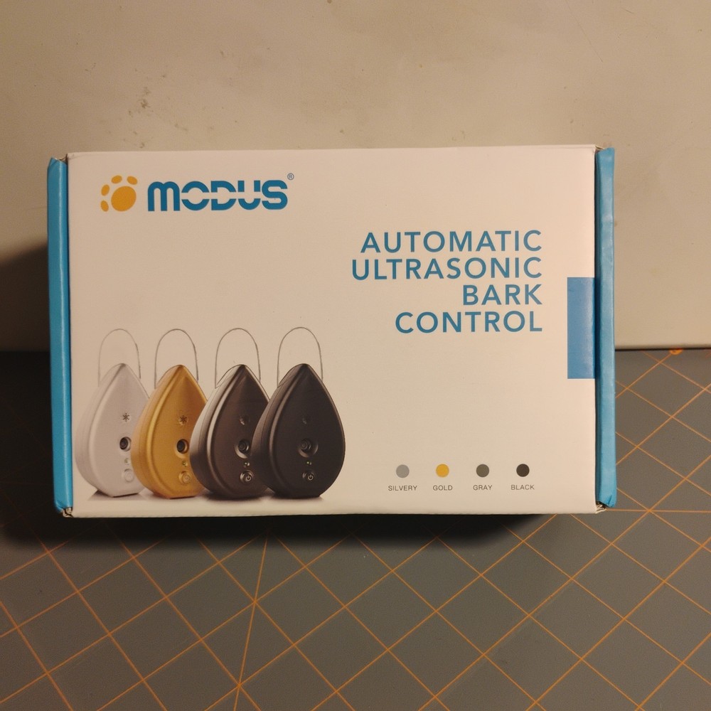 MODUS Automatic Ultrasonic Bark Control NIB Gold
