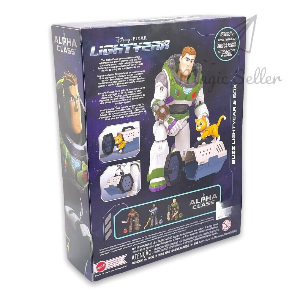 Lightyear Buzz & Sox Alpha Class Action Figure Disney Pixar — NEW
