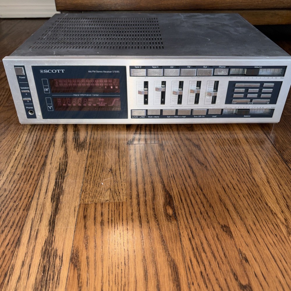 SCOTT 379RS STEREO RECEIVER FULLY WORKING