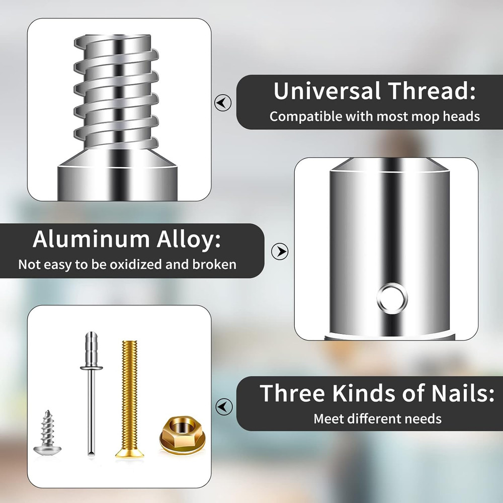 Thread Tip Replacement,Ultra Threaded Tip Repair Kit 0.8 Inch Extension Pole Ada