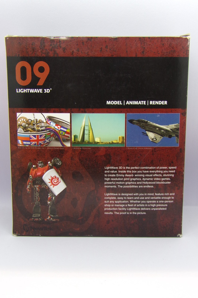 Ultra Rare Lightwave 3D Version 9 Computer Graphics Software Bundle (No USB)