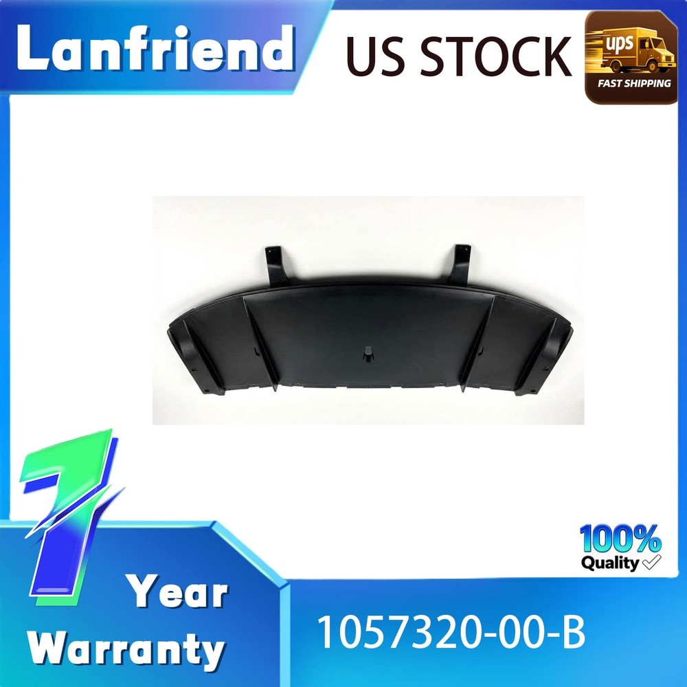 Rear Bumper Diffuser Shield Valance 1057320-00-B Compatible Tesla Model S