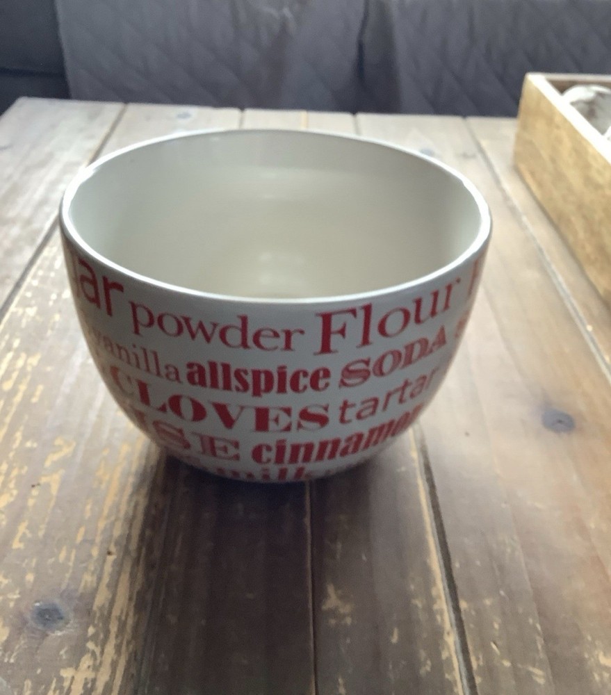 Red Mixing Bowl Set