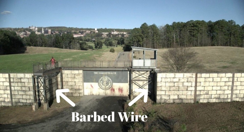 Walking Dead Commonwealth Authentic Screen Used Barbed Wire