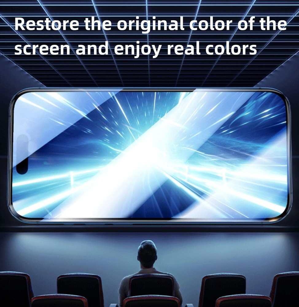 2/4 Pack For iPhone 15/16 Pro Max Privacy/HD Screen Protector+Auto Alignment Kit