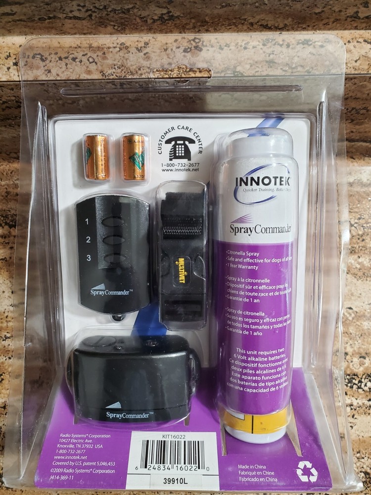 INNOTEK Quicker Training Better Dogs Corrects Problem Behaviors Spray Commander