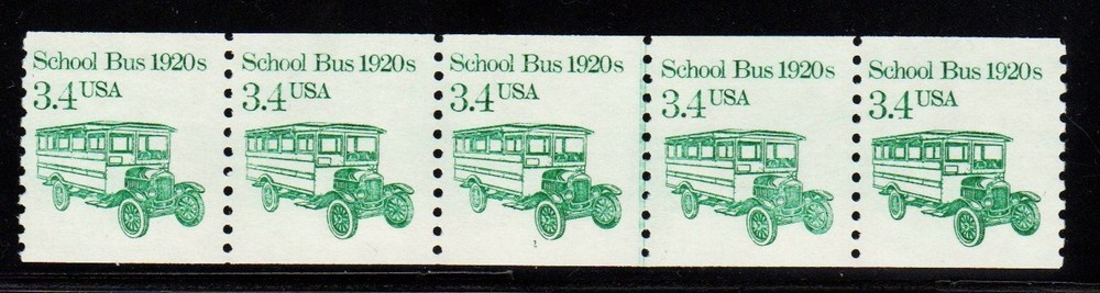 #2123 Schoolbus  PNC-5  Pl #1 - MNH