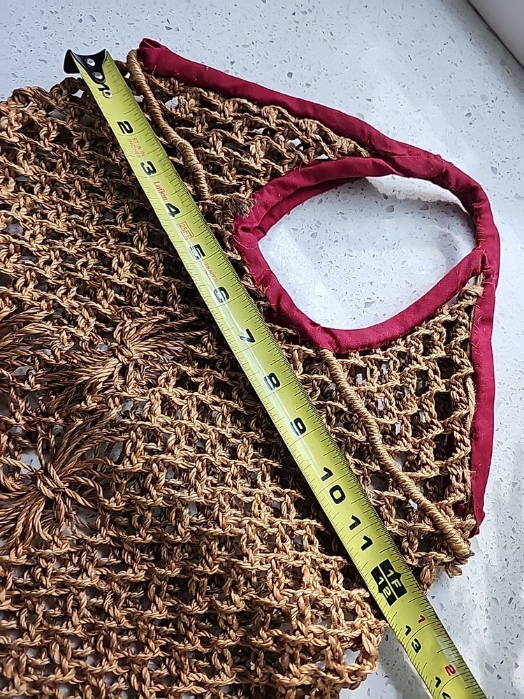 Vintage Sisal Mesh Bag
