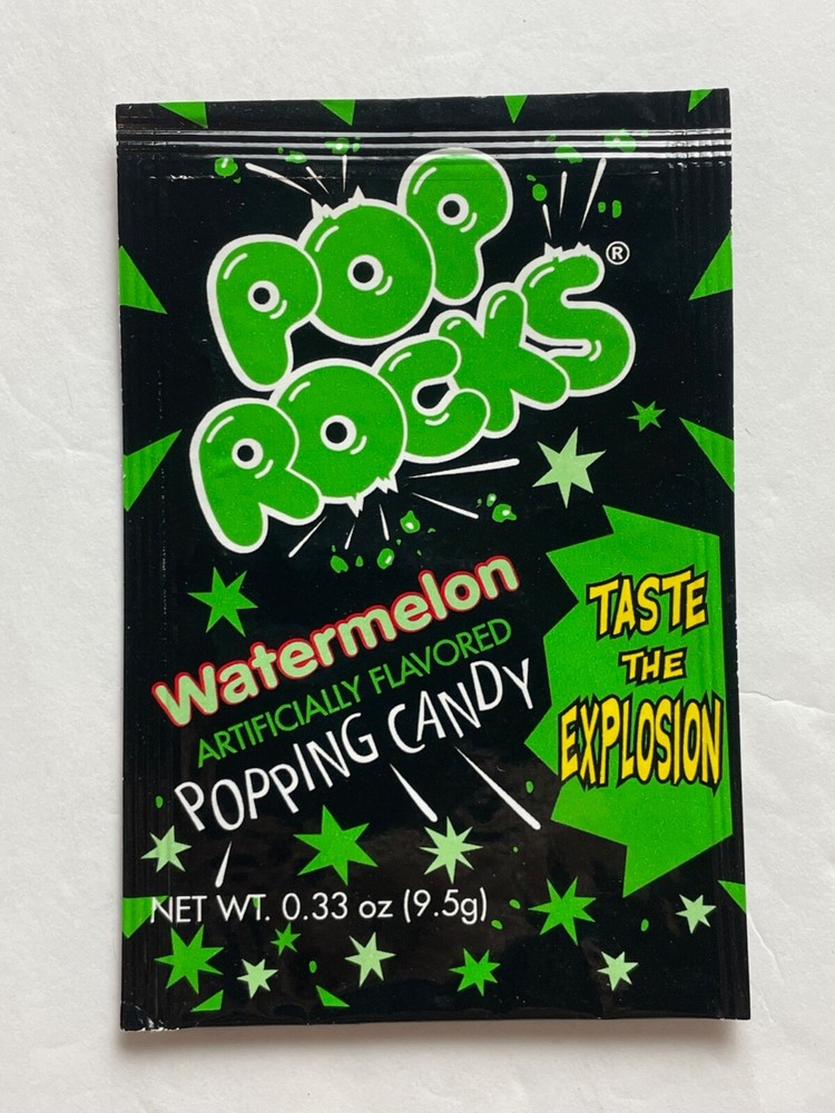 2013 POP ROCKS WATERMELON Halloween candy package wrapper