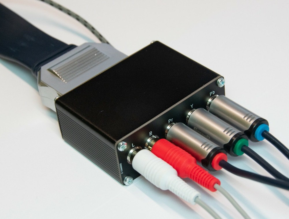 YPbPr to RGB SCART transcoder/converter