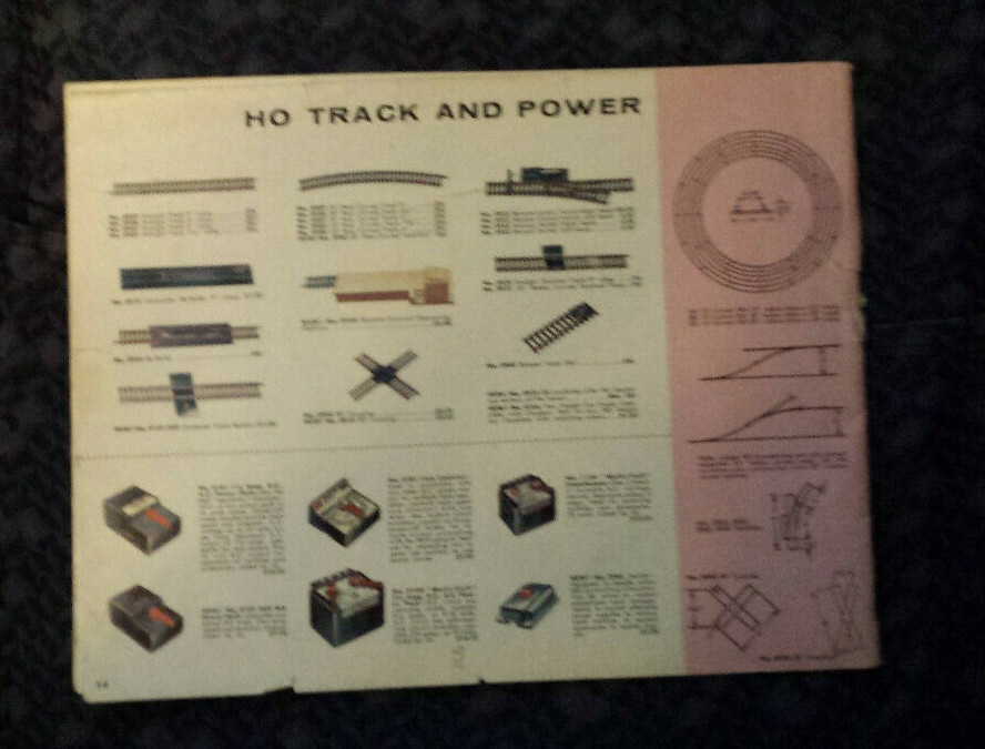 1960 LIONEL TRAINS CATALOG - missing cover