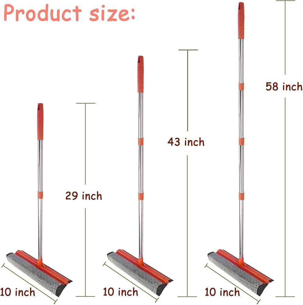 Window Squeee for Window Cleaning, Squeee Window Cleaner Tool 1 Car
