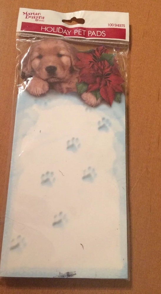 Martin Designs Holiday Pet Pad 100 Sheets