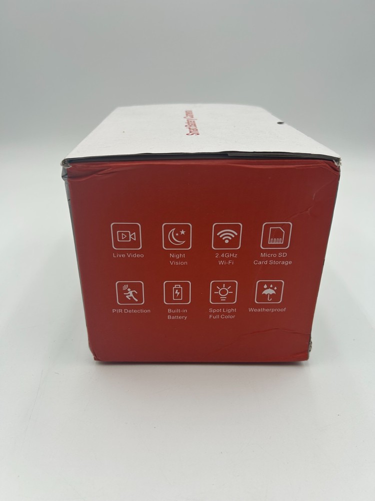 Solar Battery Security Camera with AI-Powered Event Detection