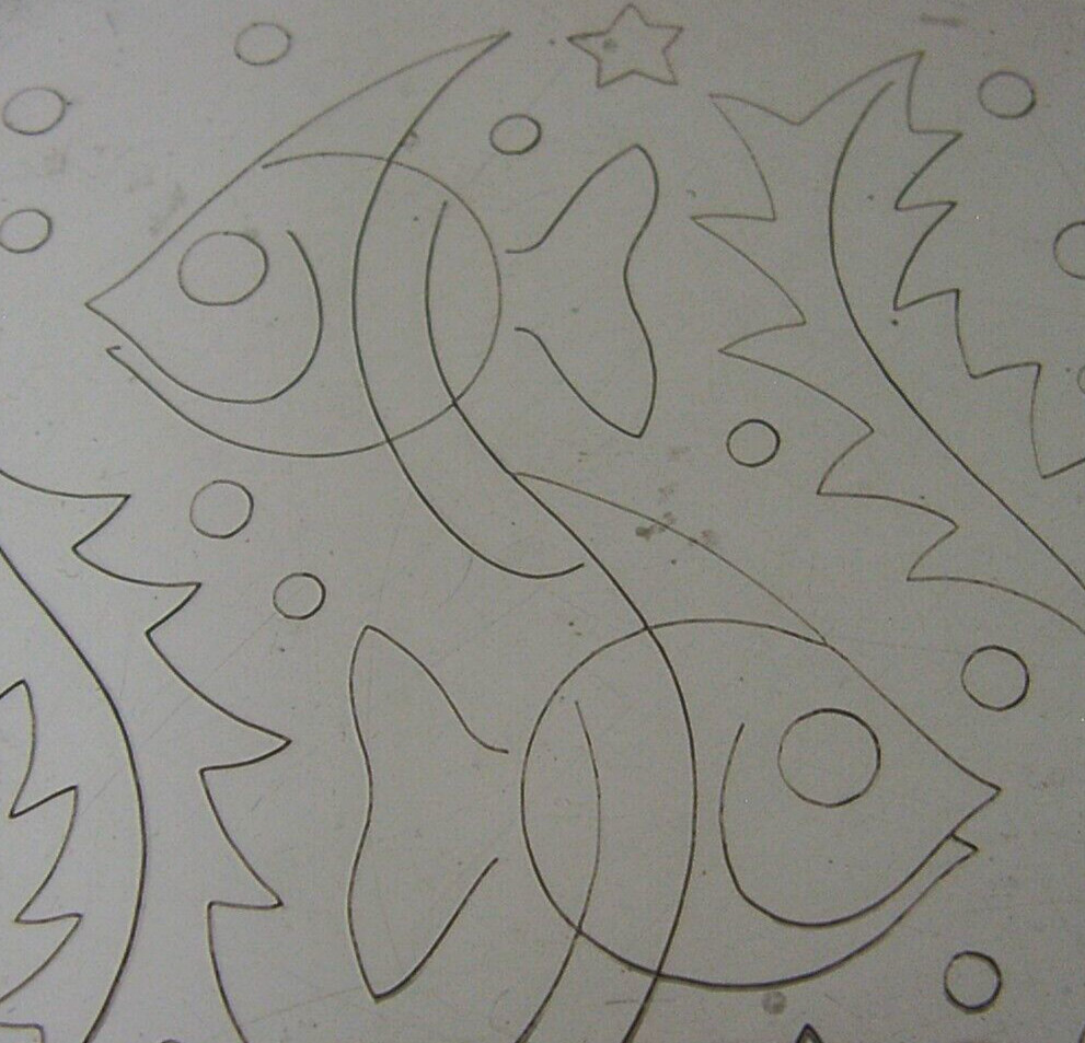 A E JONES SOLID STERLING SILVER FISH DISH 1960 GEOFFREY BELLAMY DESIGNED
