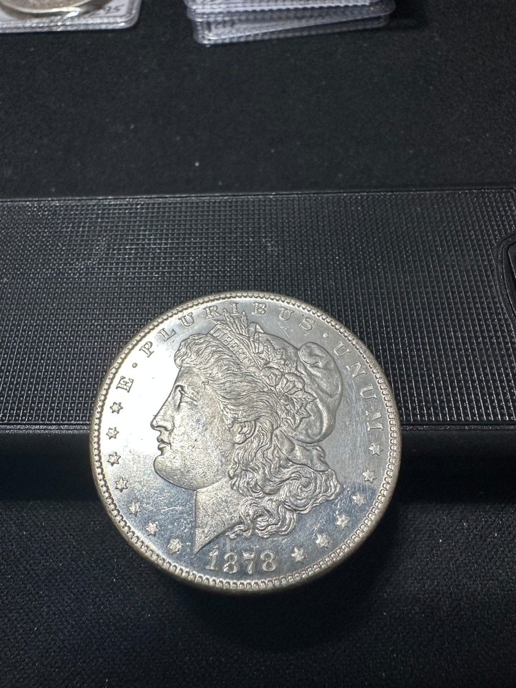 1878 s morgan silver dollar UNC ++ PL