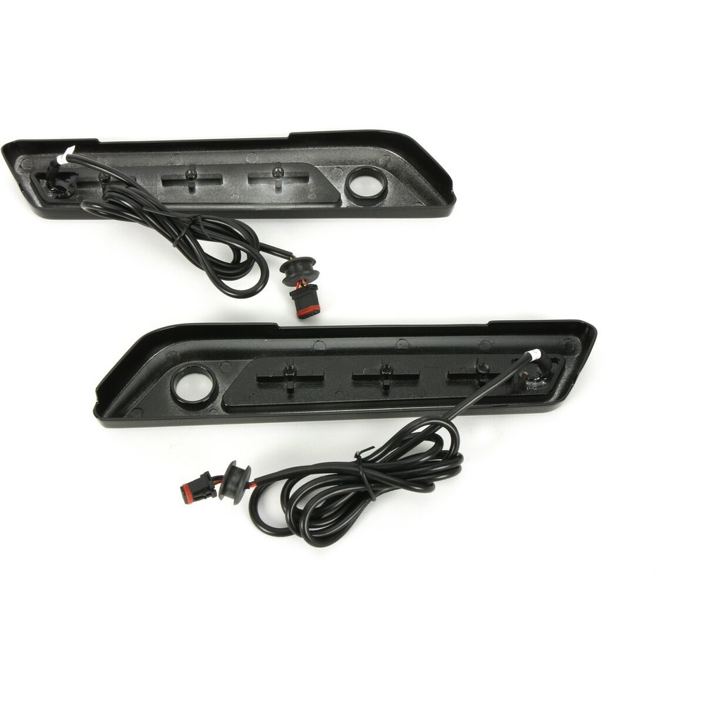 Custom Dynamics Black Saddlebag Lights w/Red Lens-CD-SBL-DC-RB