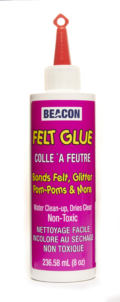 Beacon Felt Glue is the fast fix for all felt projects