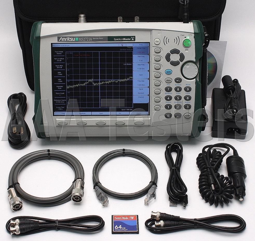 Anritsu MS2721A HandHeld Spectrum Master Analyzer MS2721