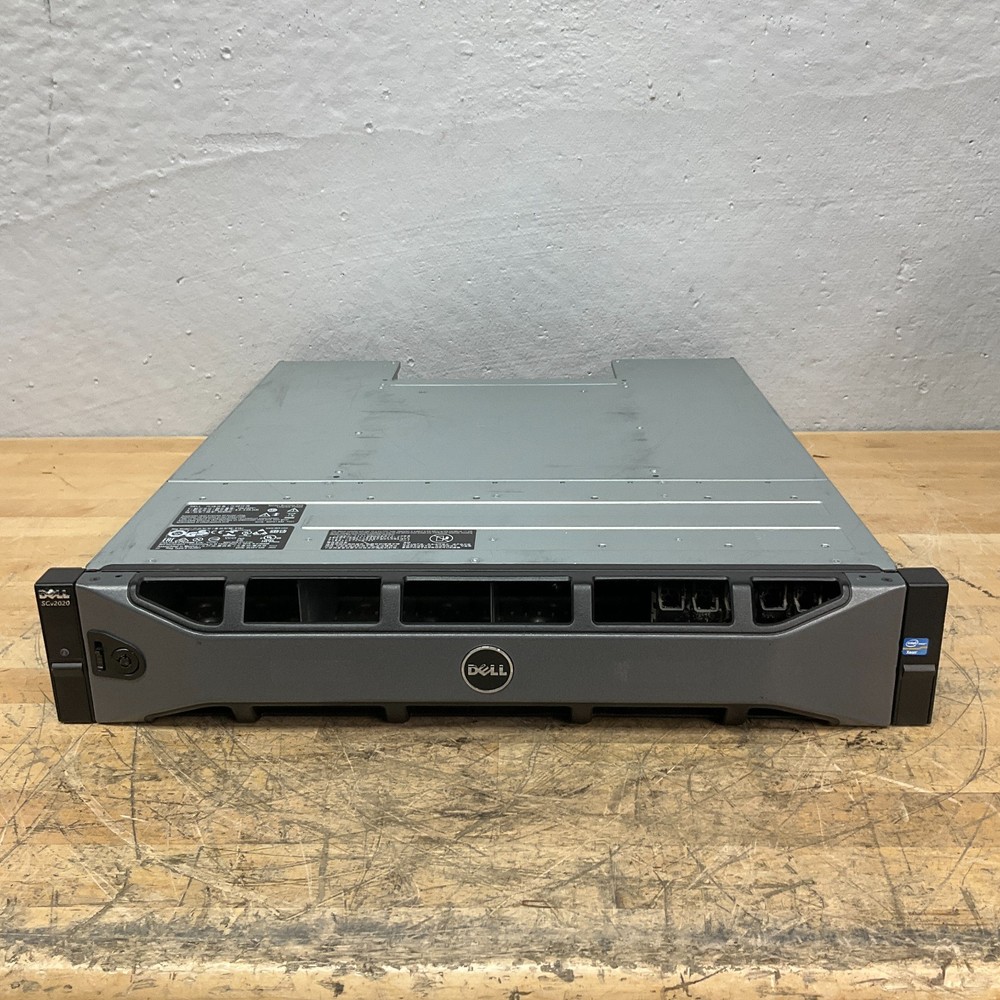 Dell Compellent SCV2020 24-Bay SFF Storage Array Chassis Tested and Working