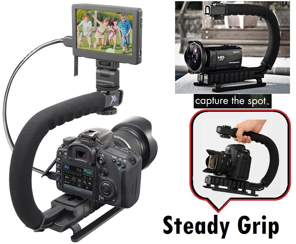 Pro Grip Camera Stabilizing Bracket Handle for Sony SLT-A99V SLT-A99