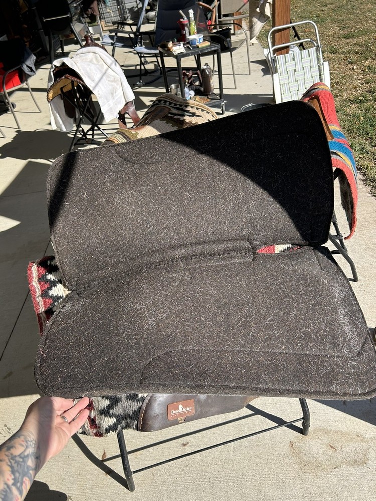 Weaver Contoured Wool Western Saddle Pad(332)