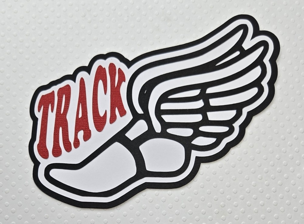 Track Title. Scrapbook, Card Making Paper Piecing