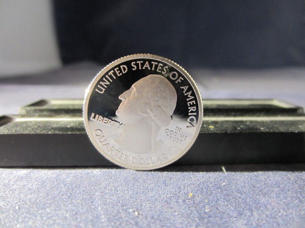 2011-S OLYMPIC Silver Quarter Deep Cameo Mirror Proof Upper Grading Ranges