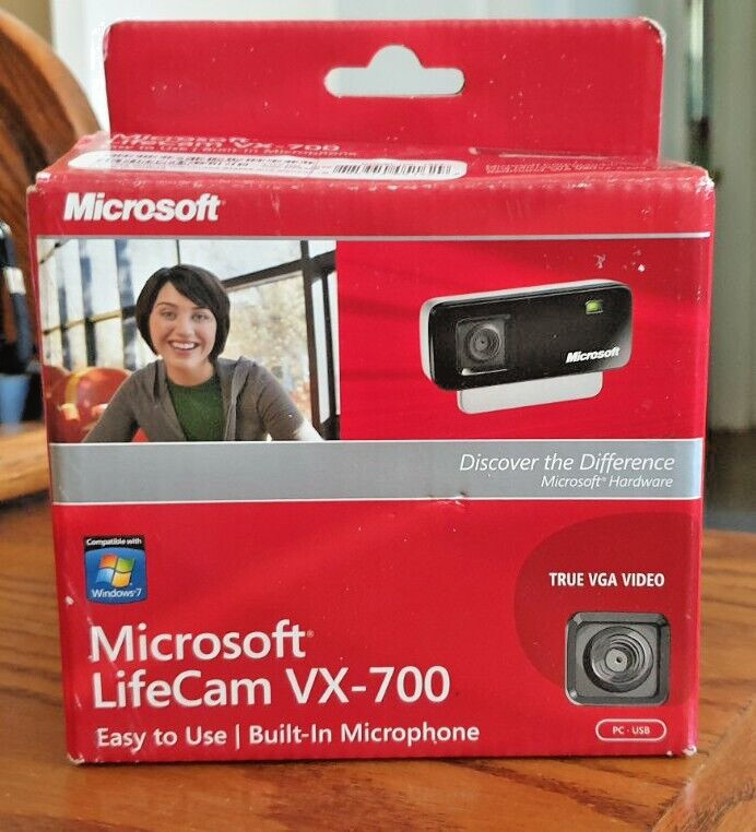 Microsoft LifeCam Web Cam VX-700 Built In Microphone