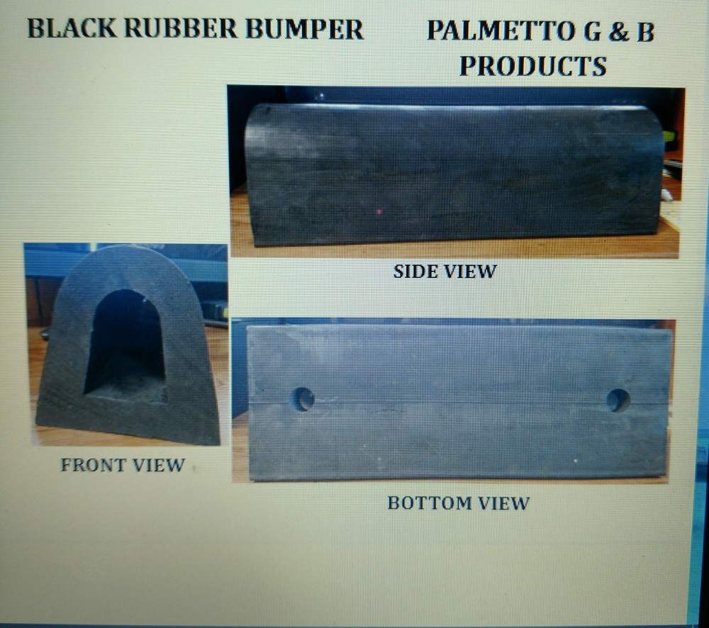 BLACK NEOPRENE RUBBER BUMPER