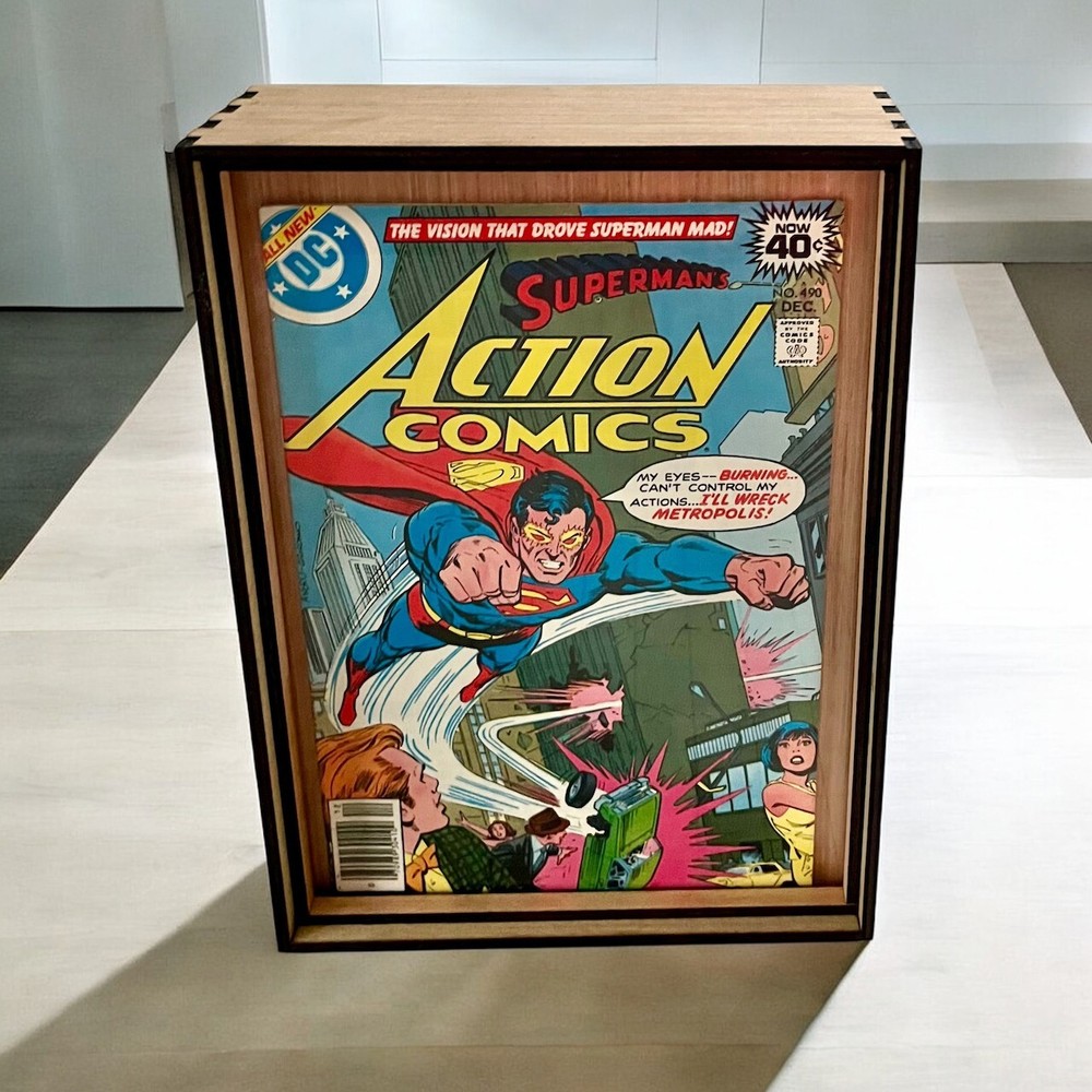 Comic Frame Sits On a Desk, Hangs On a Wall! PLUS it Stores 10-15 Comics!