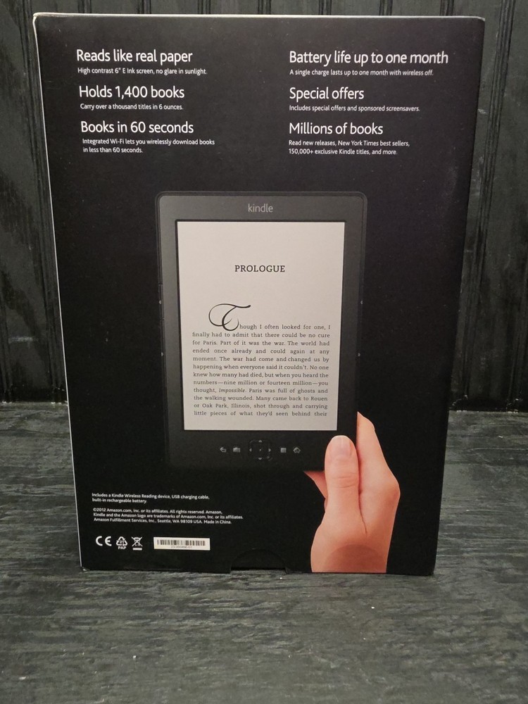 Kindle Amazon EBook Reader Tablet BRAND NEW Sealed Box