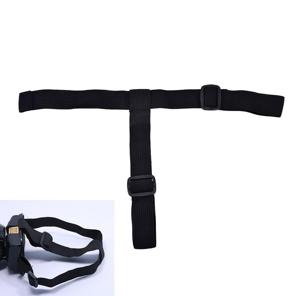 Nylon Elastic Adjustable Headband Belt Headlight Lamp Head Strap For Flashlight