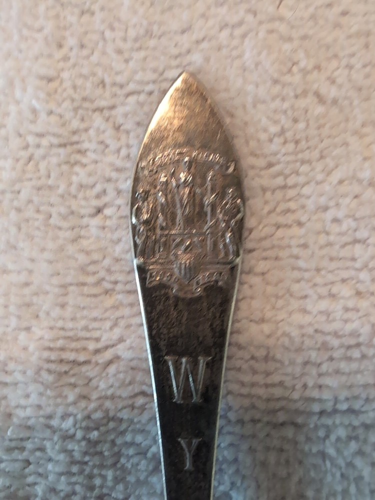 Sterling Souvenir Spoon Wyoming