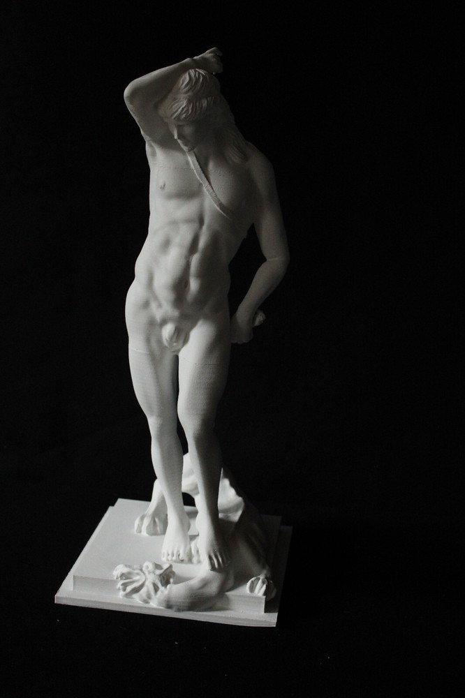 Apollo slaying Python Sculpture. ''20/50cm Big size desk gadget