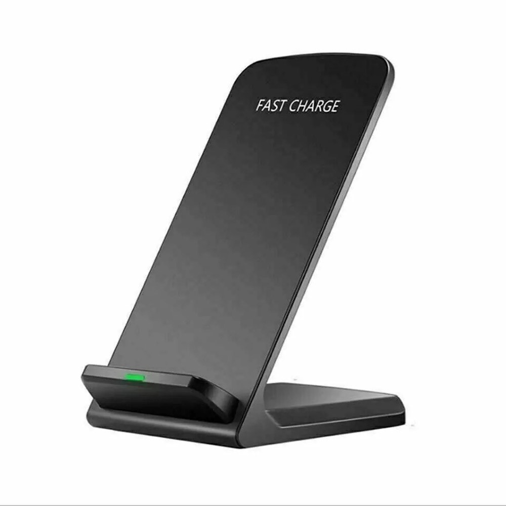 2 Pack Fast Wireless Charger Desk Dock Stand Cradle Apple iPhone Samsung Android