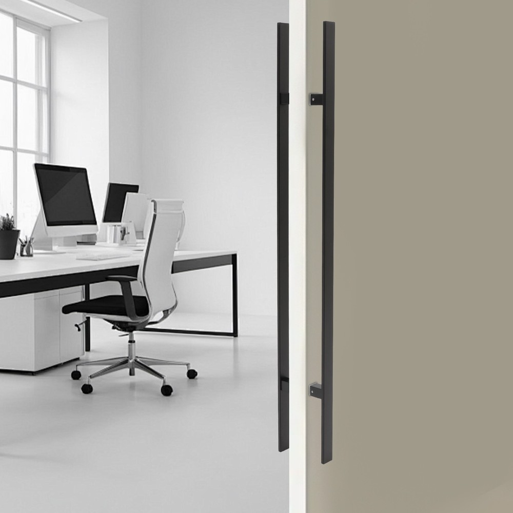 304 Stainless Steel Double Sided Pull Door Handle, H-shaped Door Pull Handle