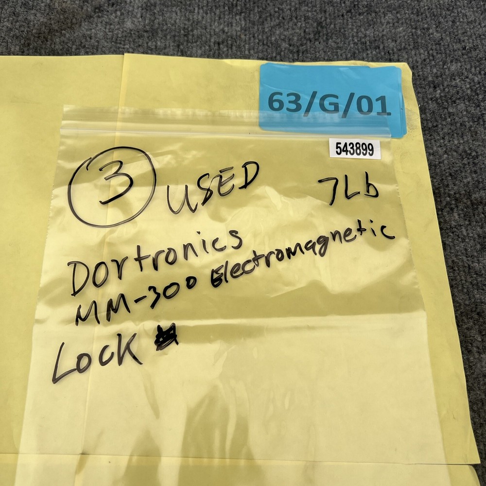 Dortronics MM-300 12/24vdc Electromagnetic Lock MM300 Used