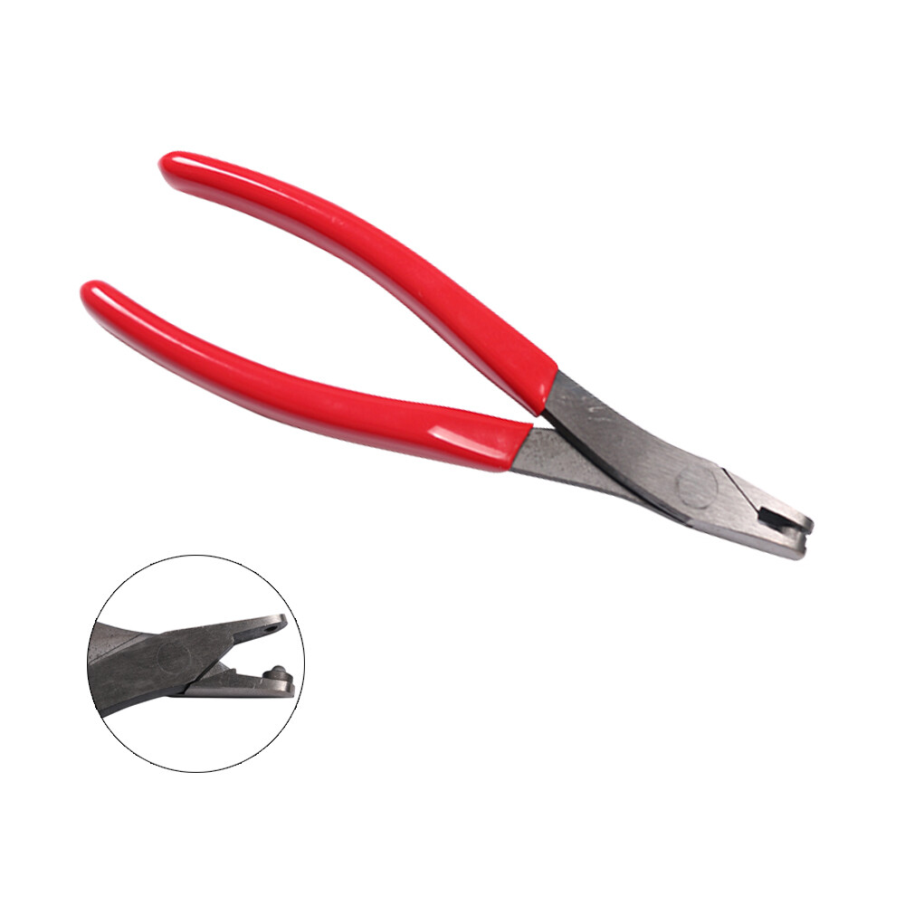 Red Zip Wing Band Application Pliers For Chicken Poultry Identification Leg Ring