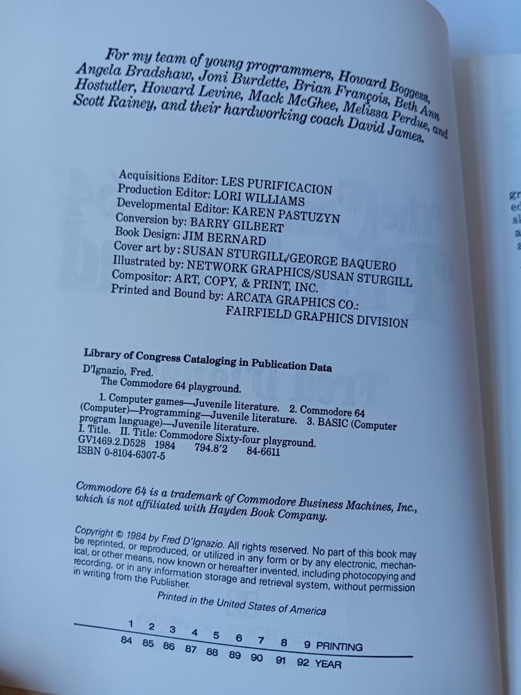 The Commodore 64 Playground 24 Programs For Learning Fun Fred D'Ignazio