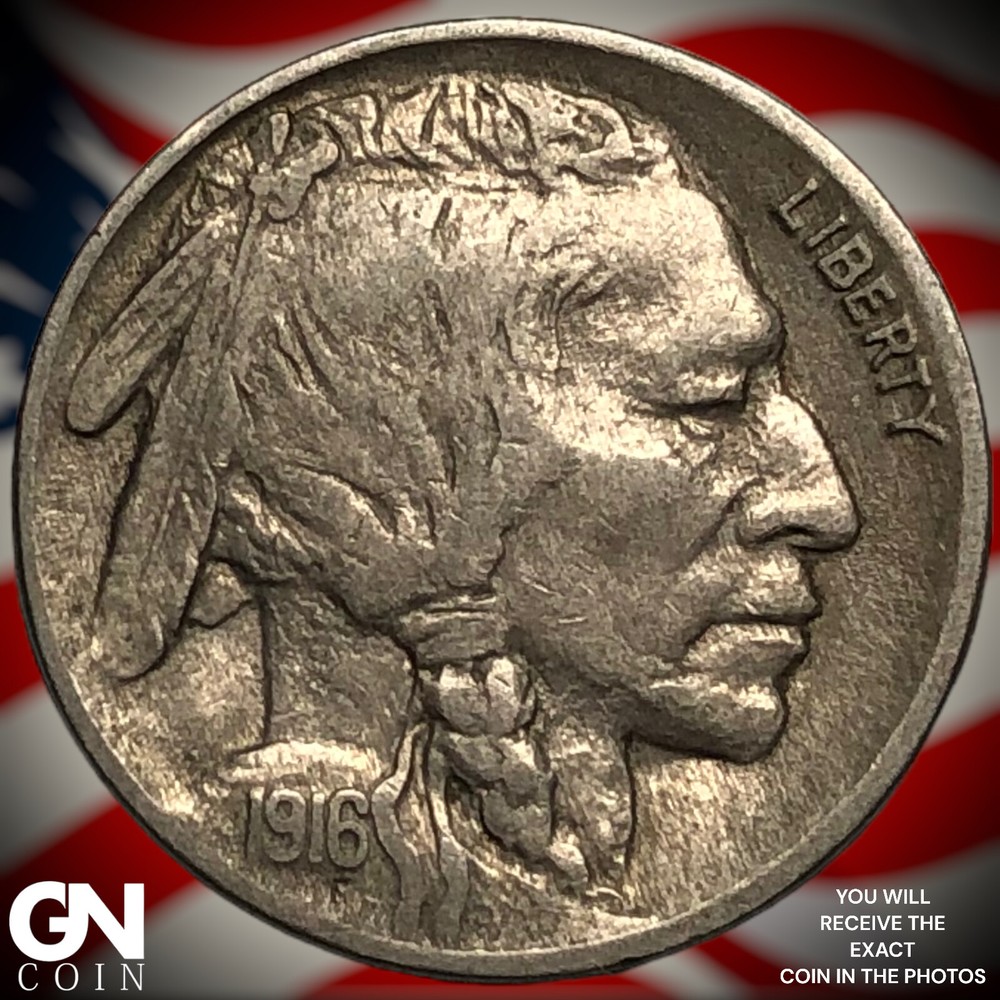 1916 P Buffalo Nickel M8958