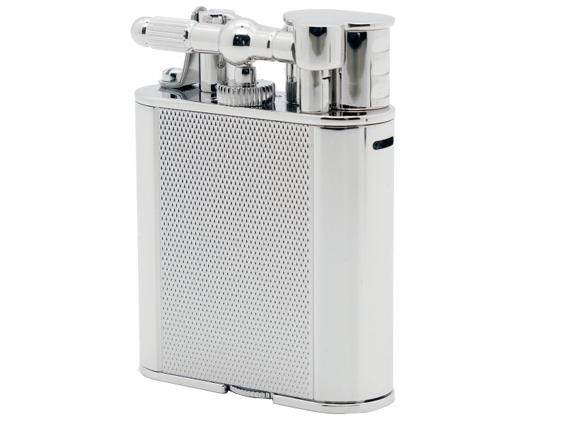 Dunhill Lighter Unique Turbo Barley Silver Plated
