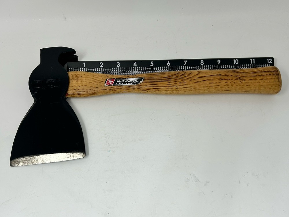 Vintage True Temper No. TC Claw Hatchet Axe Hammer Hickory Handle 🇺🇸