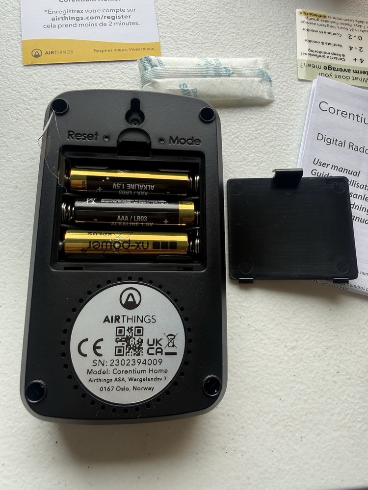 Airthings 223 Corentium Home Radon Detector